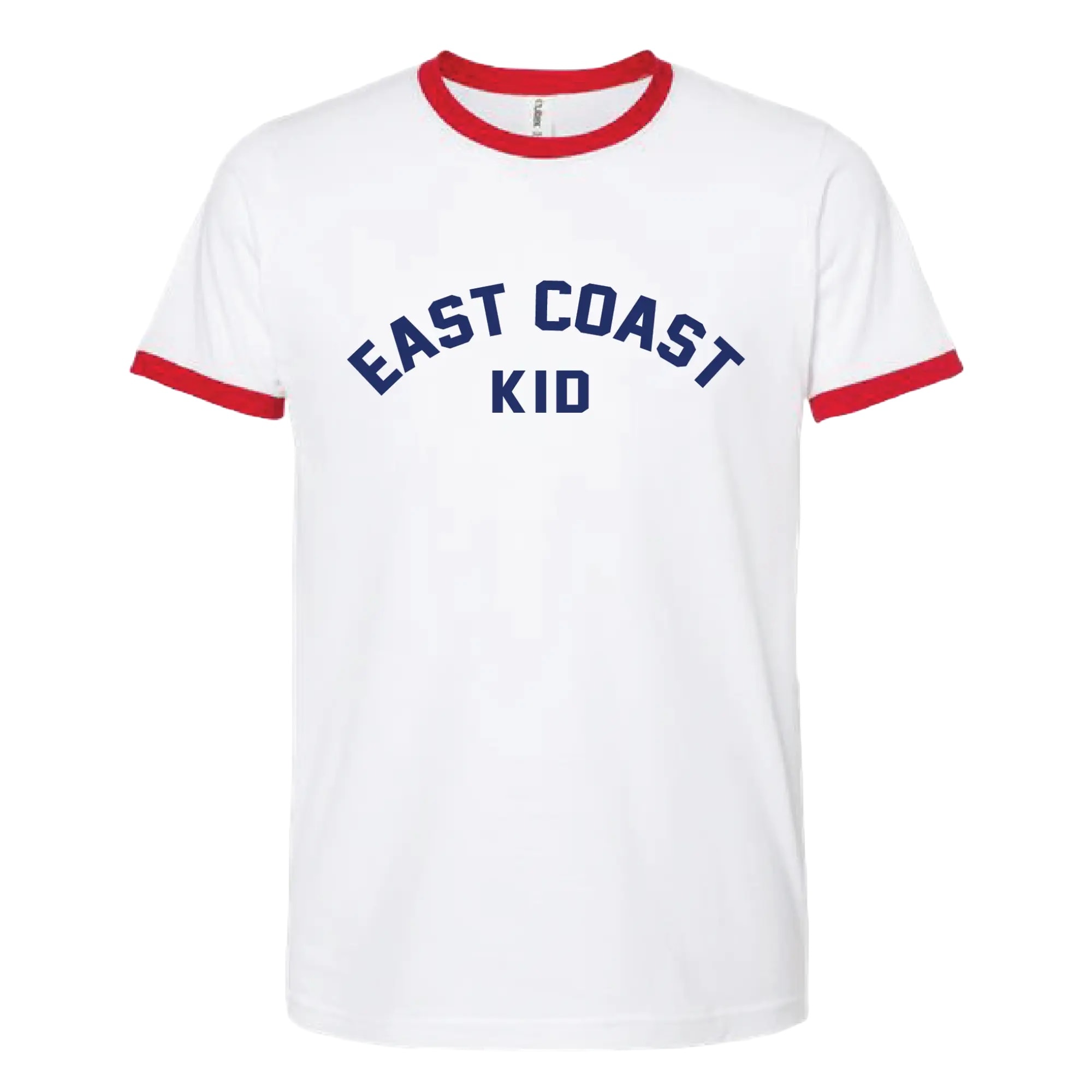 Nautical East Coast Ringer T-Shirt for Adults