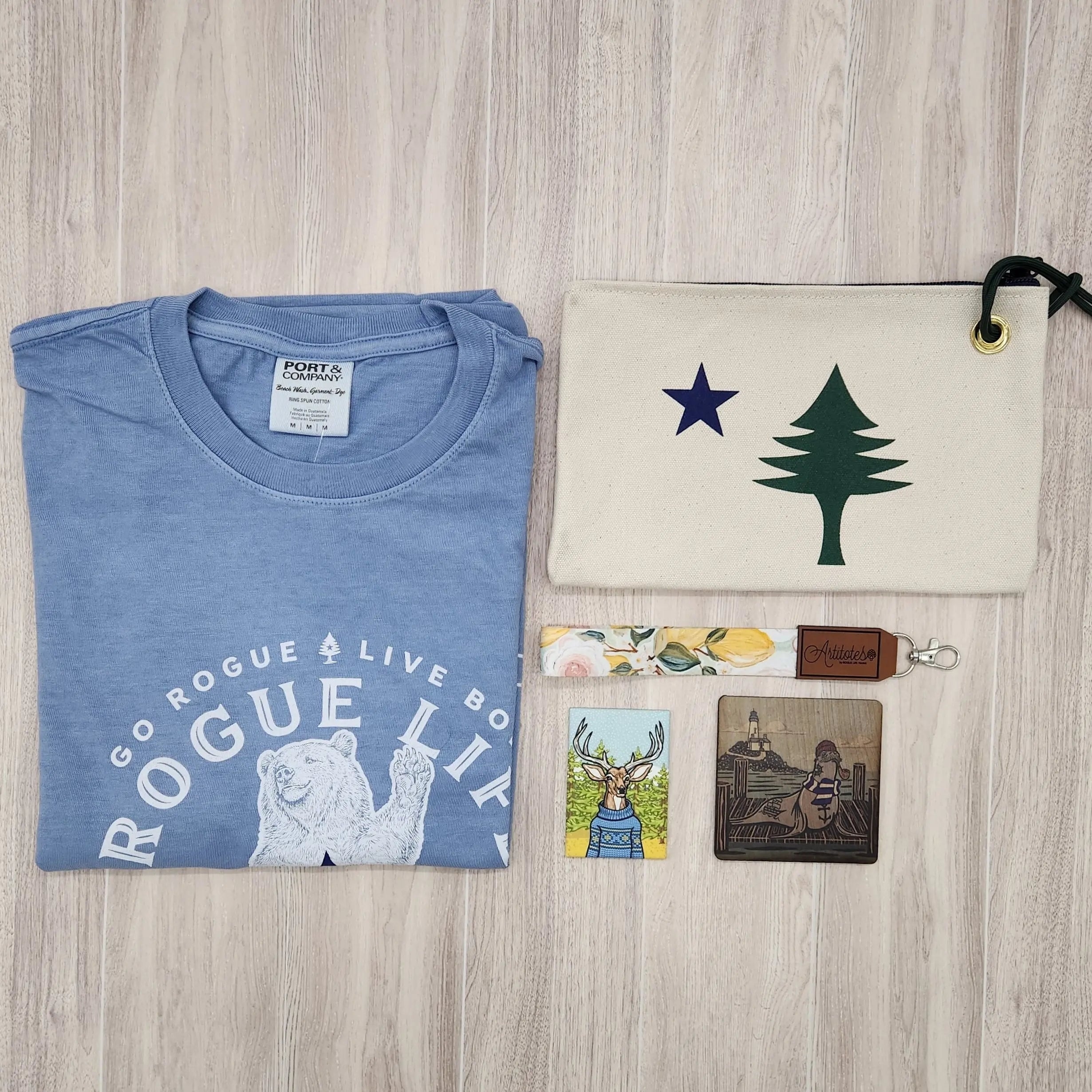 Vintage Bear Graphic Unisex T-Shirt Faded Denim Color