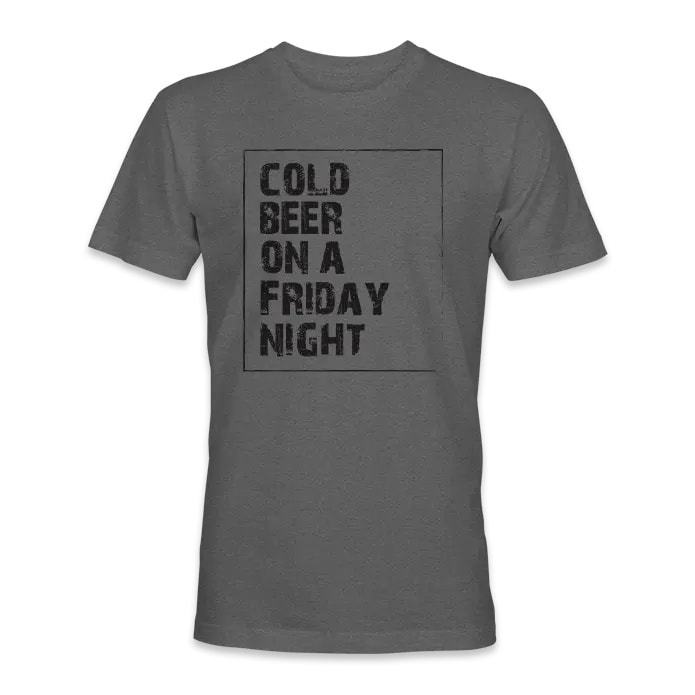 Coastal Vibes Heather Charcoal T-Shirt