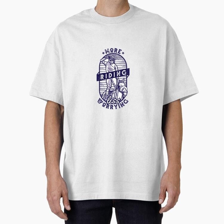 More Riding Less Worrying T-Shirt