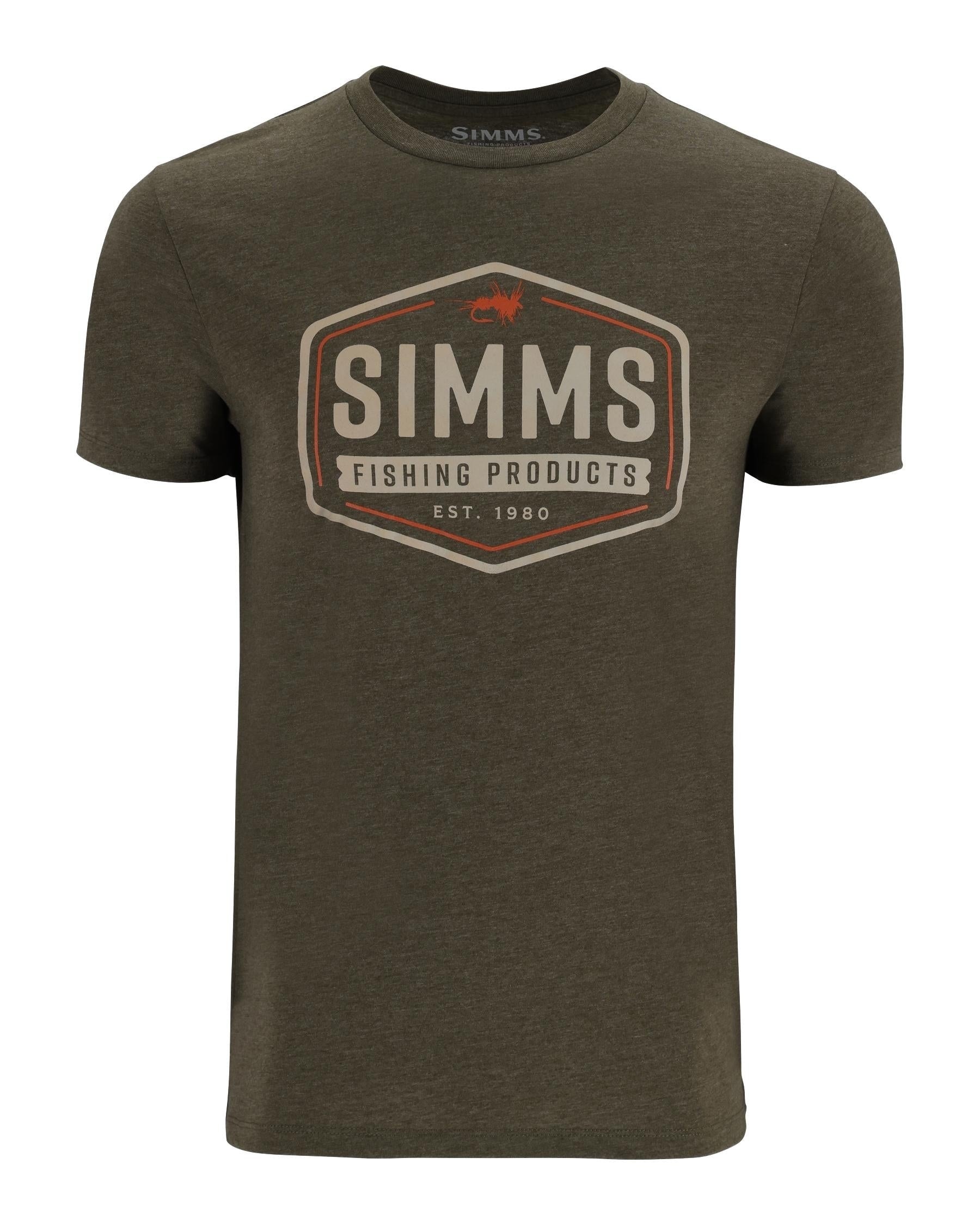Mens Classic Cotton Blend Fly Patch Short Sleeve T-Shirt