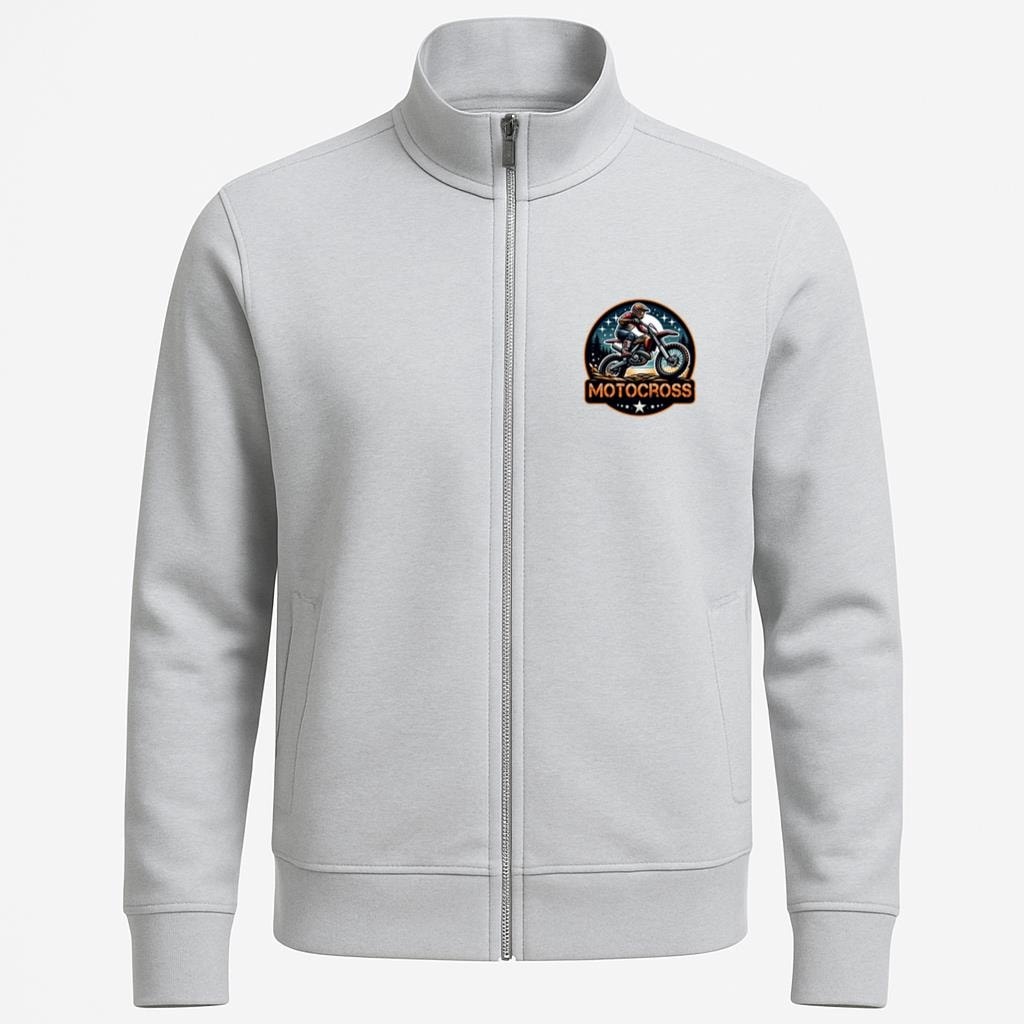 Man Motorbike Happy Minimal Jacket