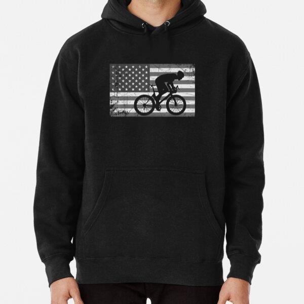 American Flag Cycling Bike Cyclists Hoodie