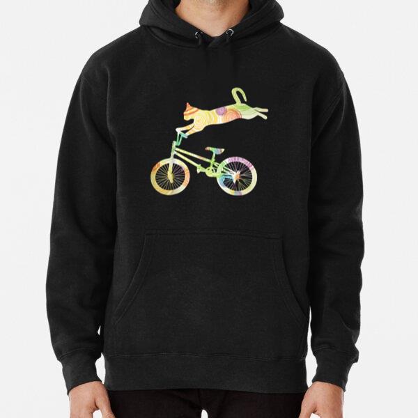 Cat Bike Cycling Bicycle Hoodie