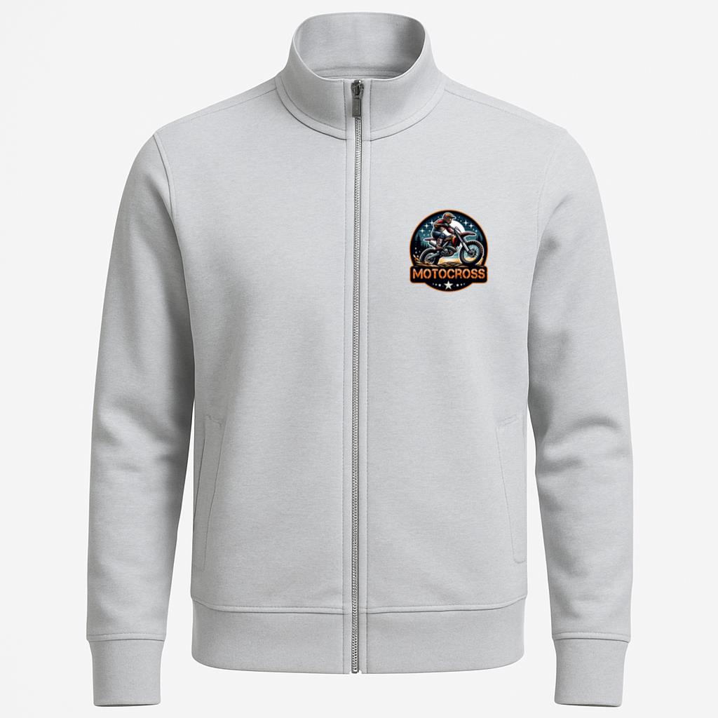 Man Motorbike Happy Minimal Jacket