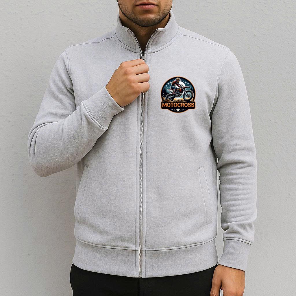 Man Motorbike Happy Minimal Jacket - Image 3