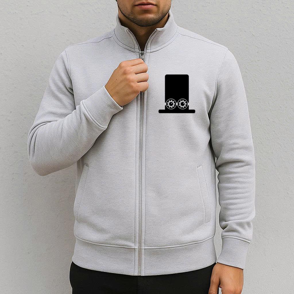 Mechanism Cogwheel Gear Wheel Gear Pinion Silhouette Jacket - Image 3