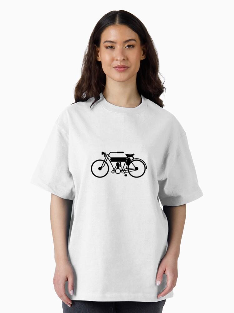Motorized Bicycle Silhouette T-Shirt - Image 3