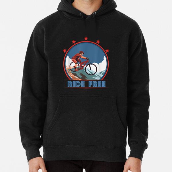 Mountain Bike Cycling Ride Free Hoodie