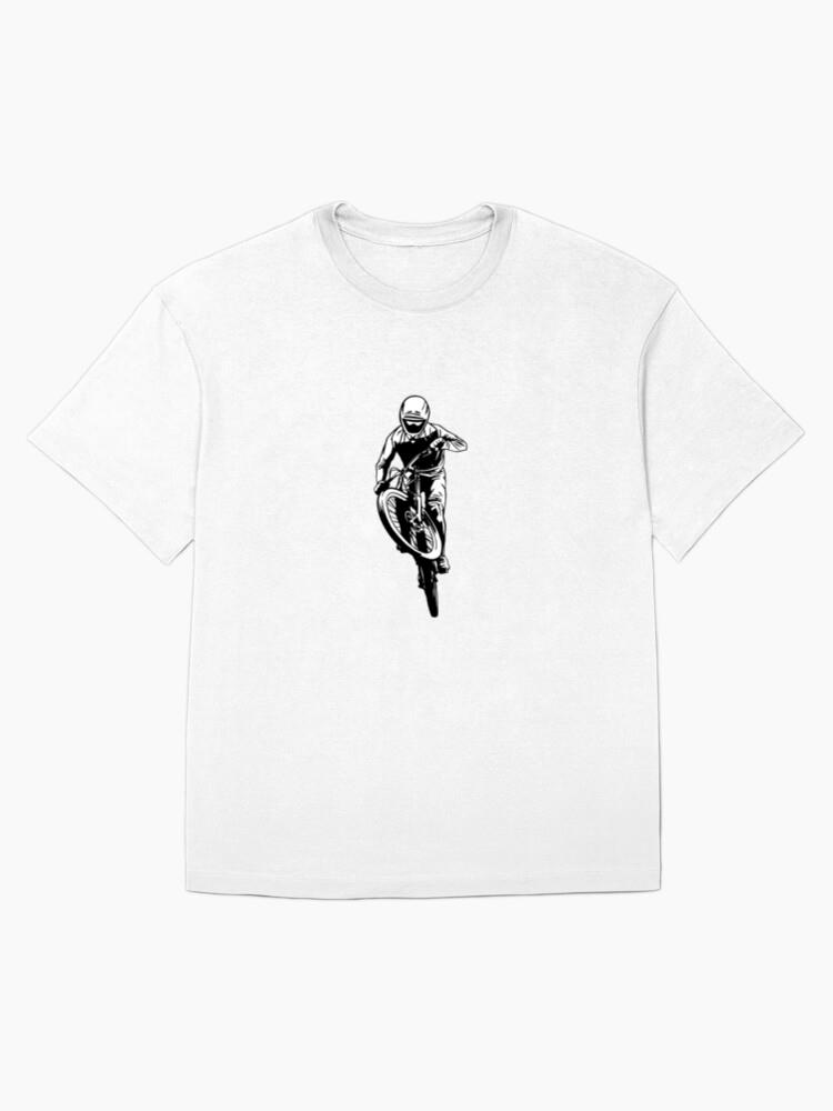 Mountain Bike Drawn Man T-Shirt - Image 4