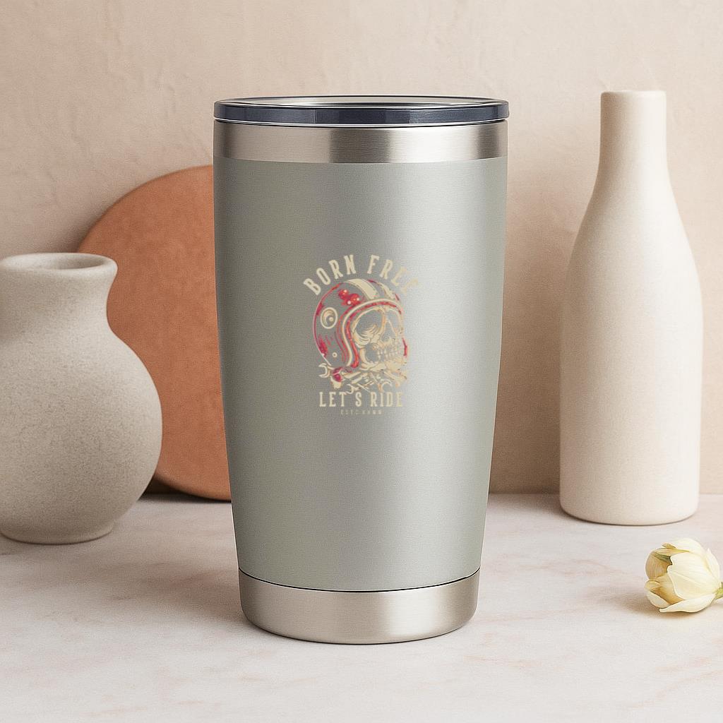 Outrider Motorbike Happy Classic Tumbler - Image 4