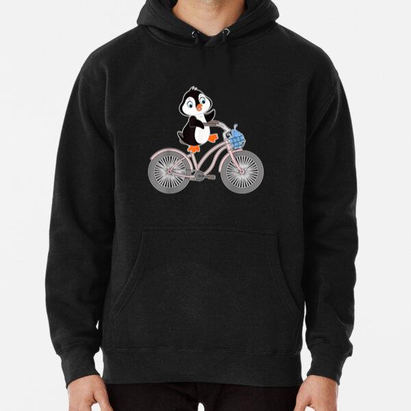 Penguin Graphic On Bike Hoodie