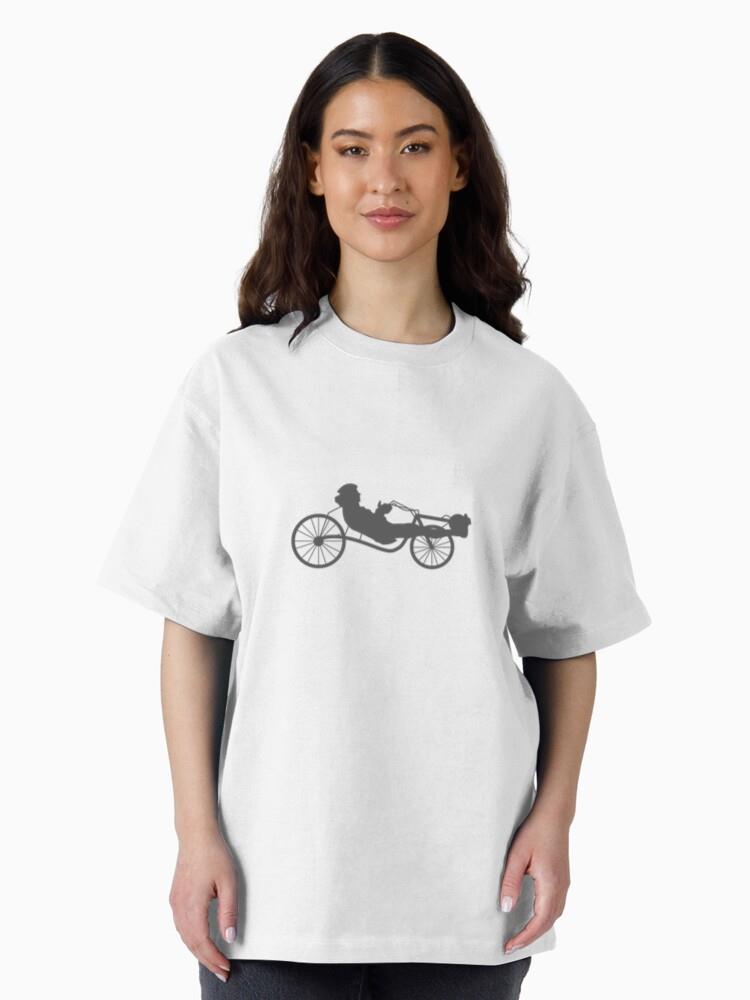 Person Riding Recumbent Bike T-Shirt - Image 3