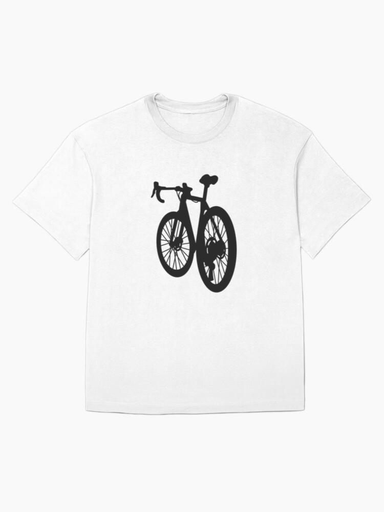 Racing Bicycle Rear Silhouette T-Shirt - Image 4