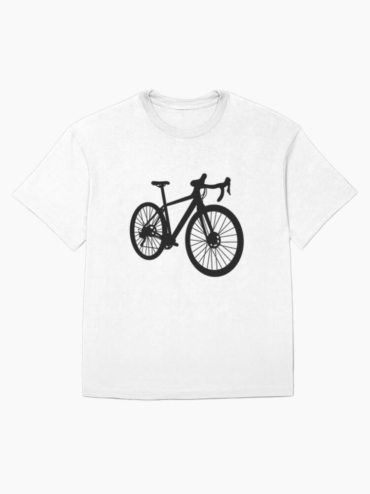 Racing Bicycle Side Silhouette T-Shirt - Image 4