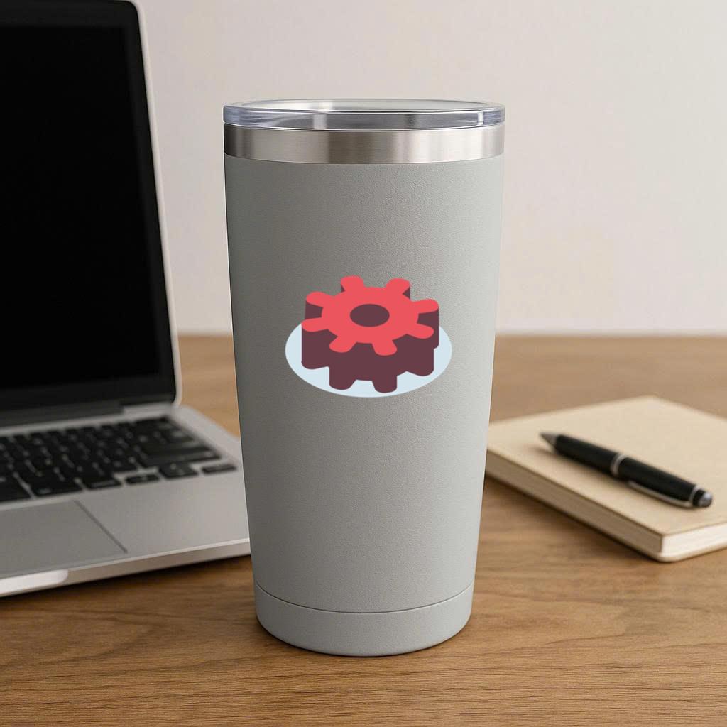 Red Gear Isometric Tumbler - Image 3
