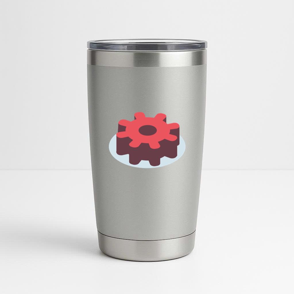 Red Gear Isometric Tumbler