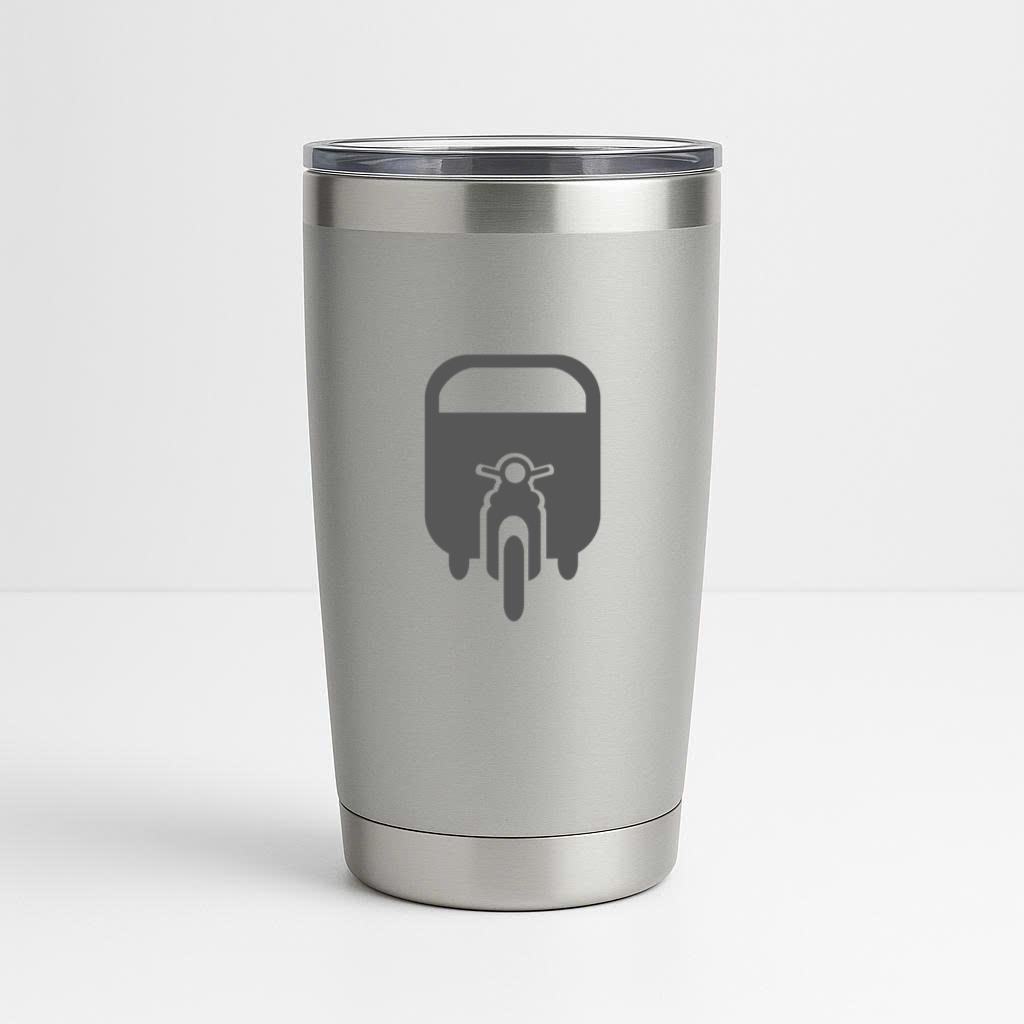 Retro 3 Wheeler Bike Tumbler