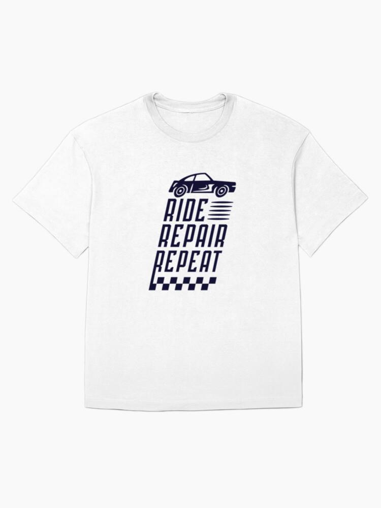 Ride Repair Repeat Logo T-Shirt - Image 4