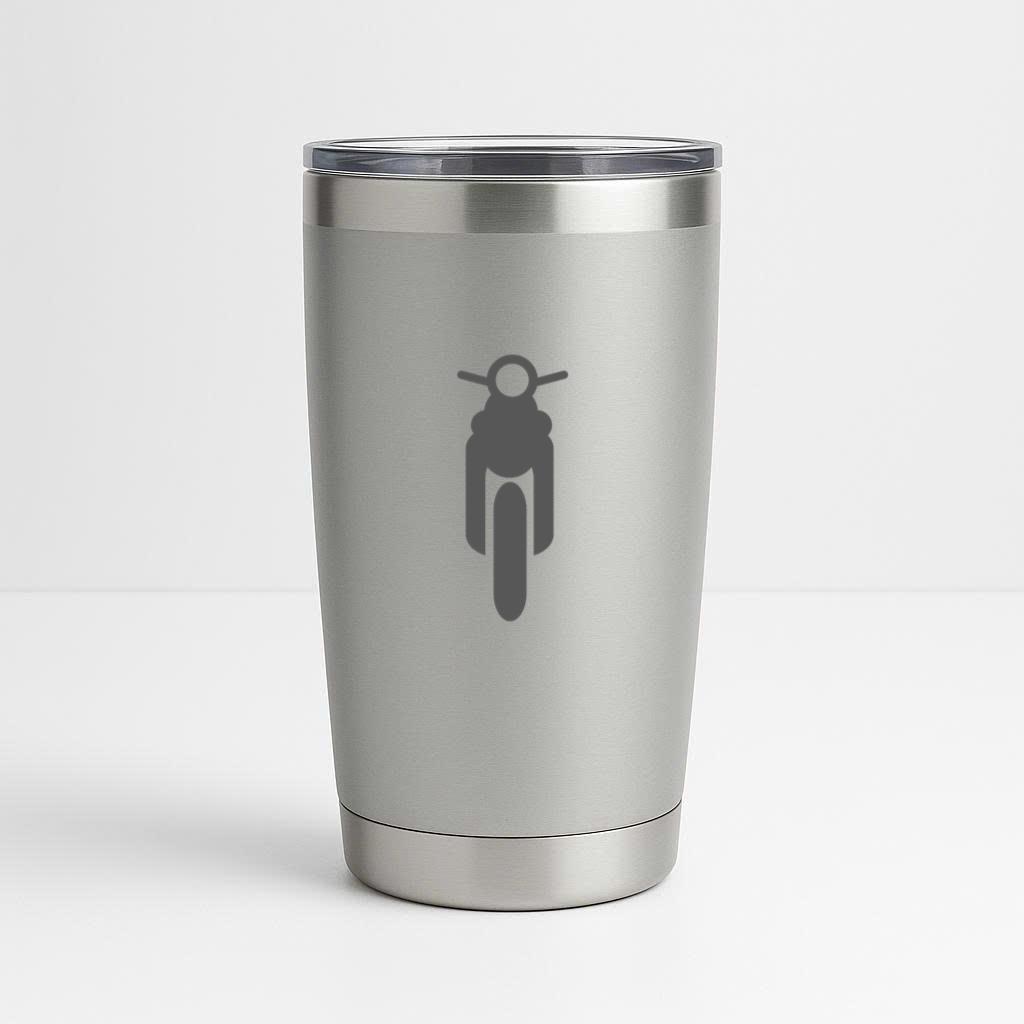 Roadmaster Motorcycle Front Icon Tumbler