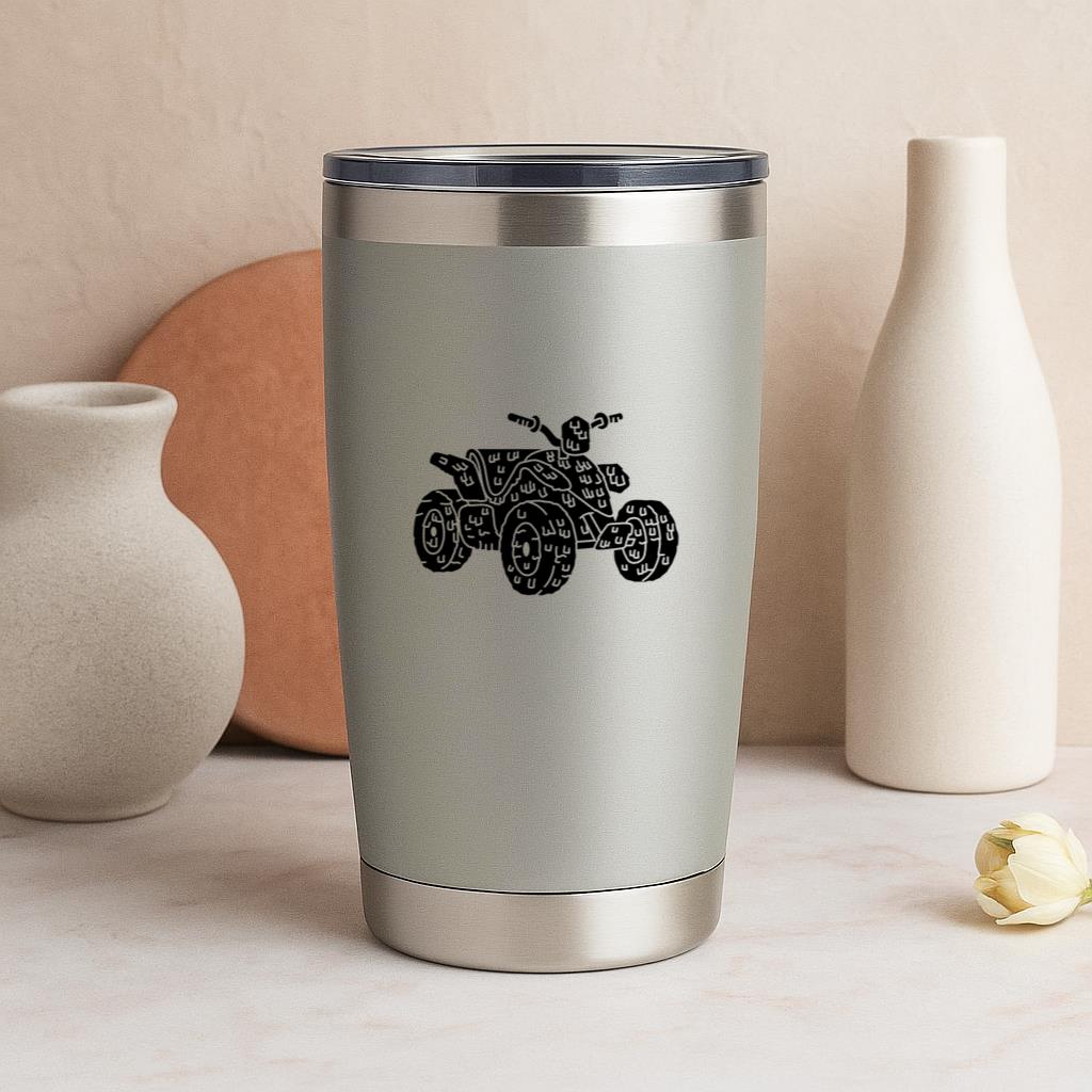 Rugged Atv Design Tumbler - Image 4
