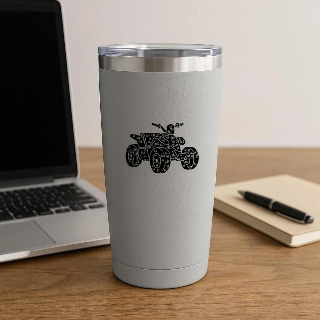 Rugged Atv Design Tumbler - Image 3