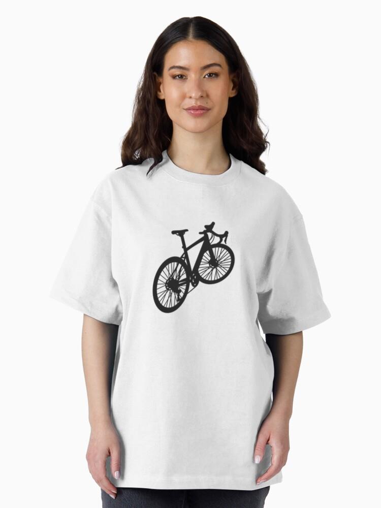 Side Racing Bicycle Silhouette T-Shirt - Image 3