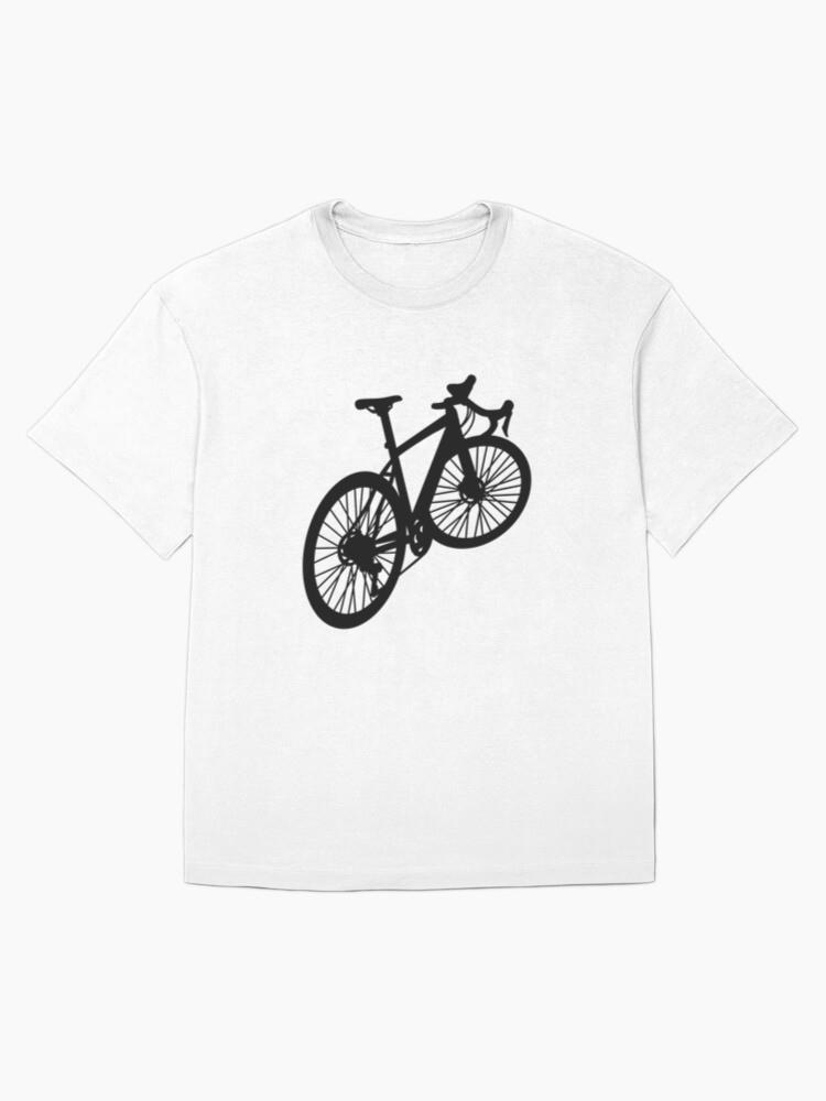 Side Racing Bicycle Silhouette T-Shirt - Image 4