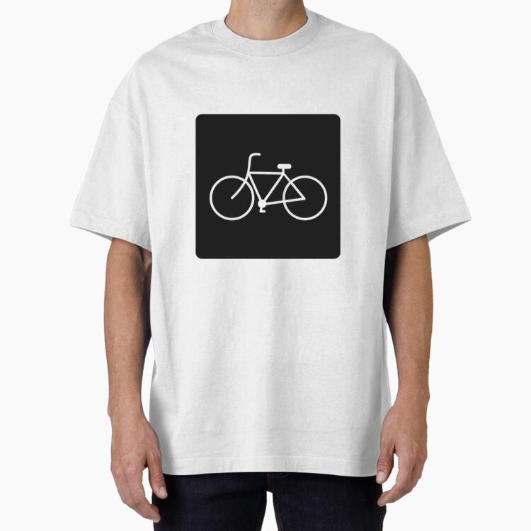 Simple Bicycle Square Icon T-Shirt