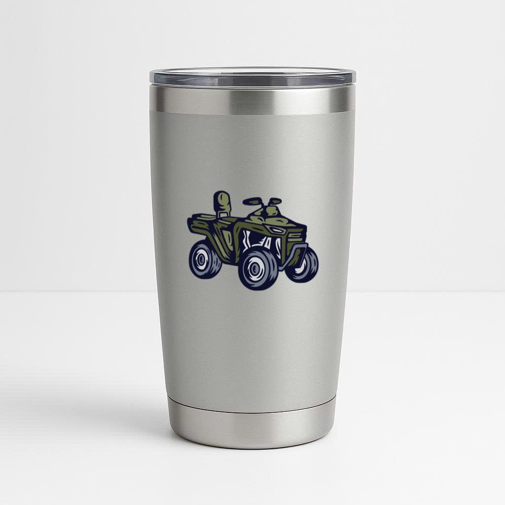 Stylish Off Road Atv Illustration Tumbler