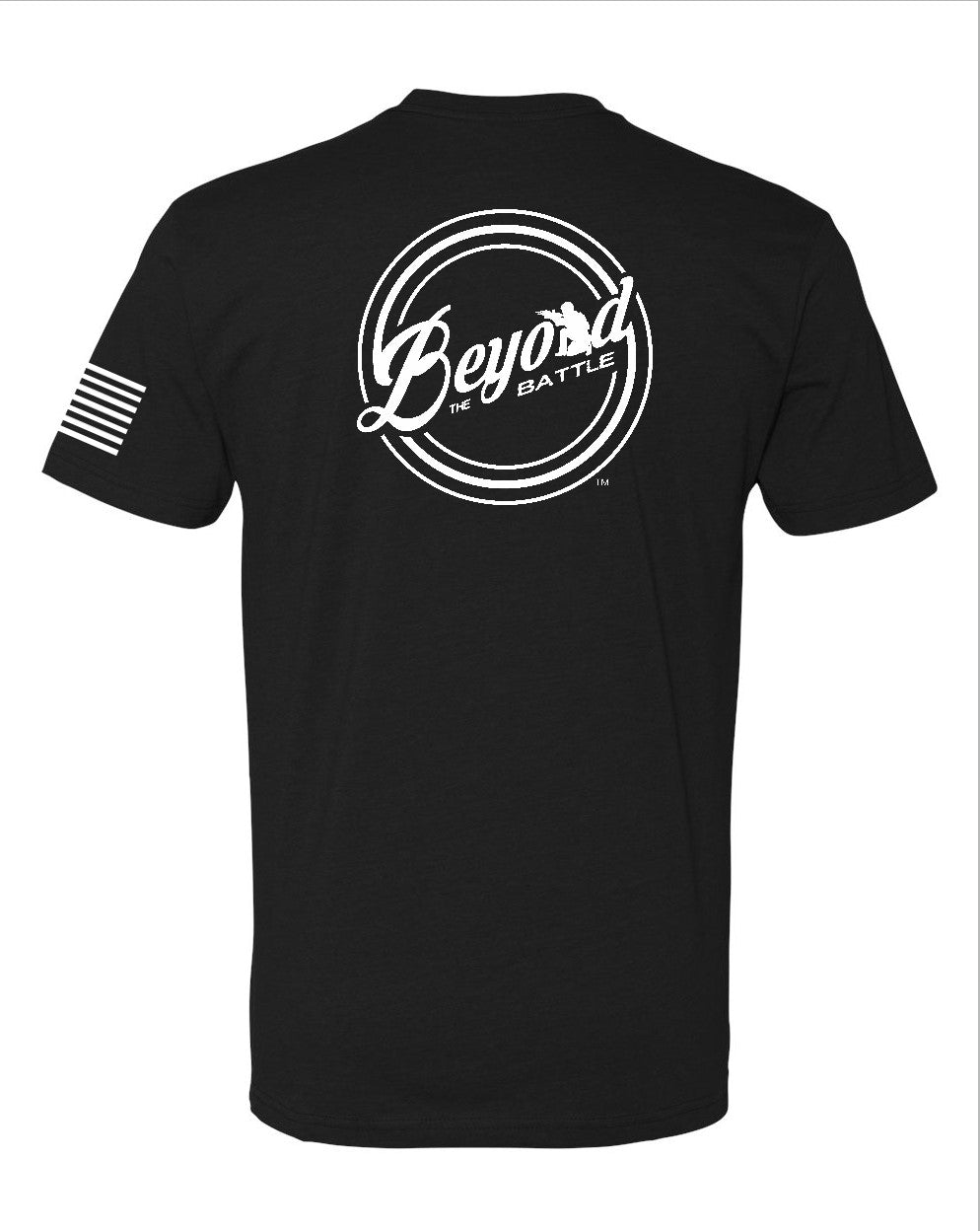 Performance Blend Black T-Shirt with UPF Sun Protection
