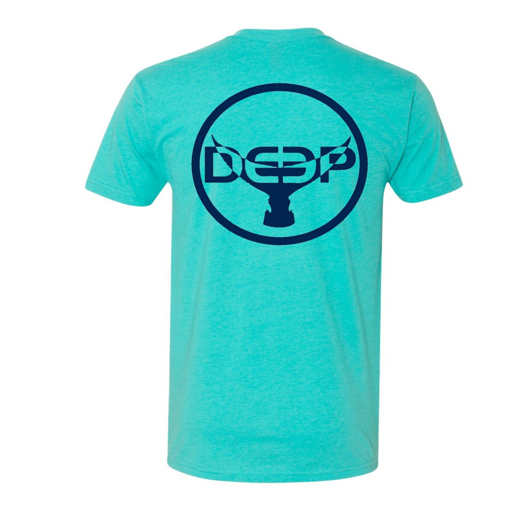 Teal Performance Fishing T-Shirt with UPF Sun Protection