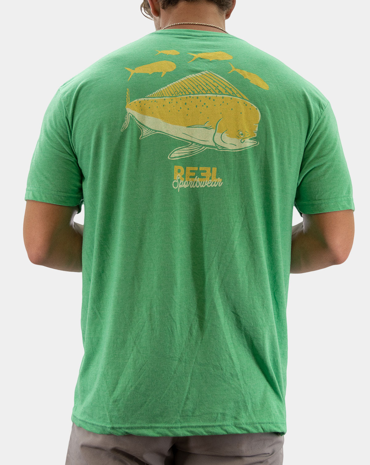 Reel Sportswear Dorado Dash Seafoam Fishing T-Shirt Men XL Green