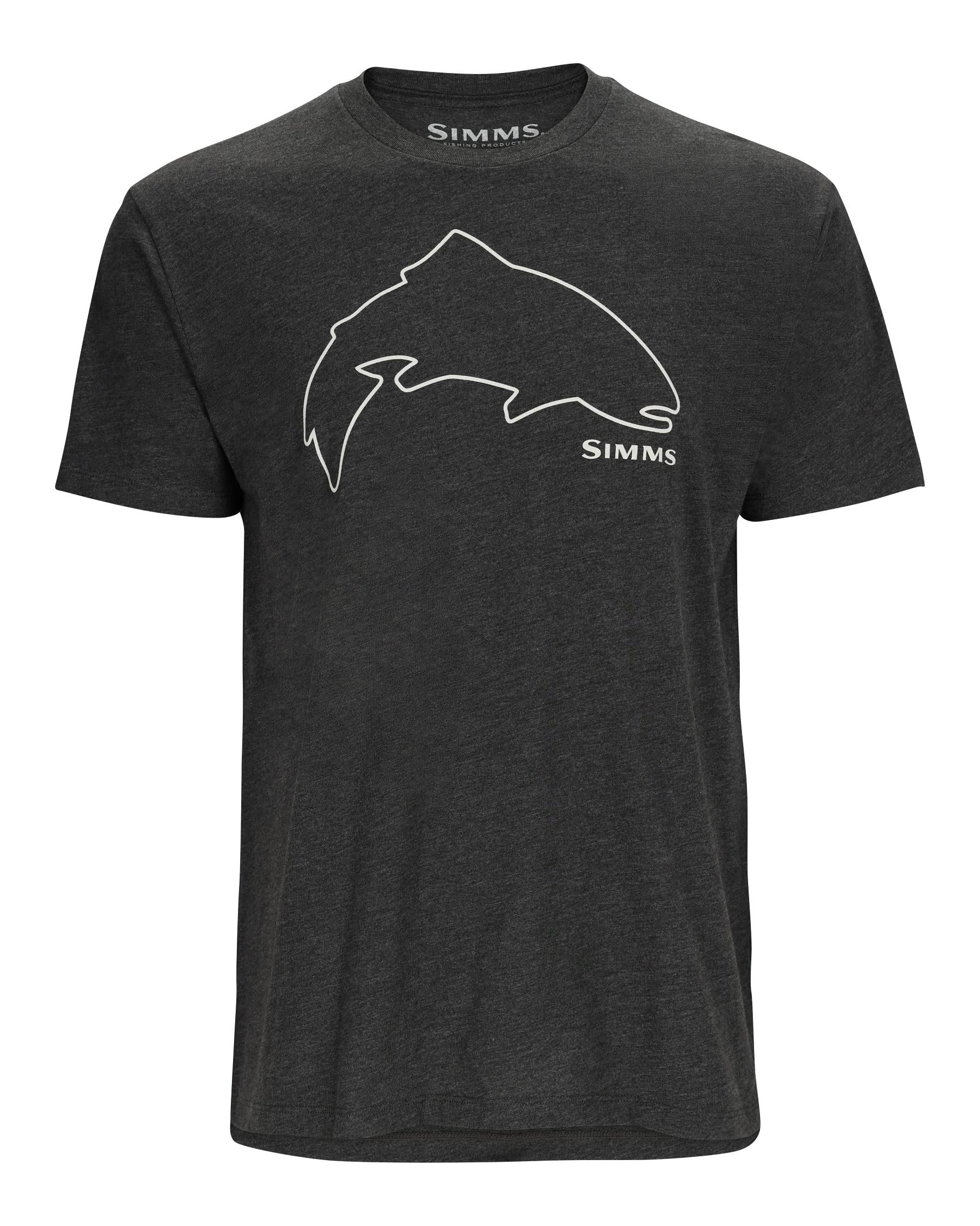Mens Outline T-Shirt in Various Colors | Moisture-Wicking Fabric