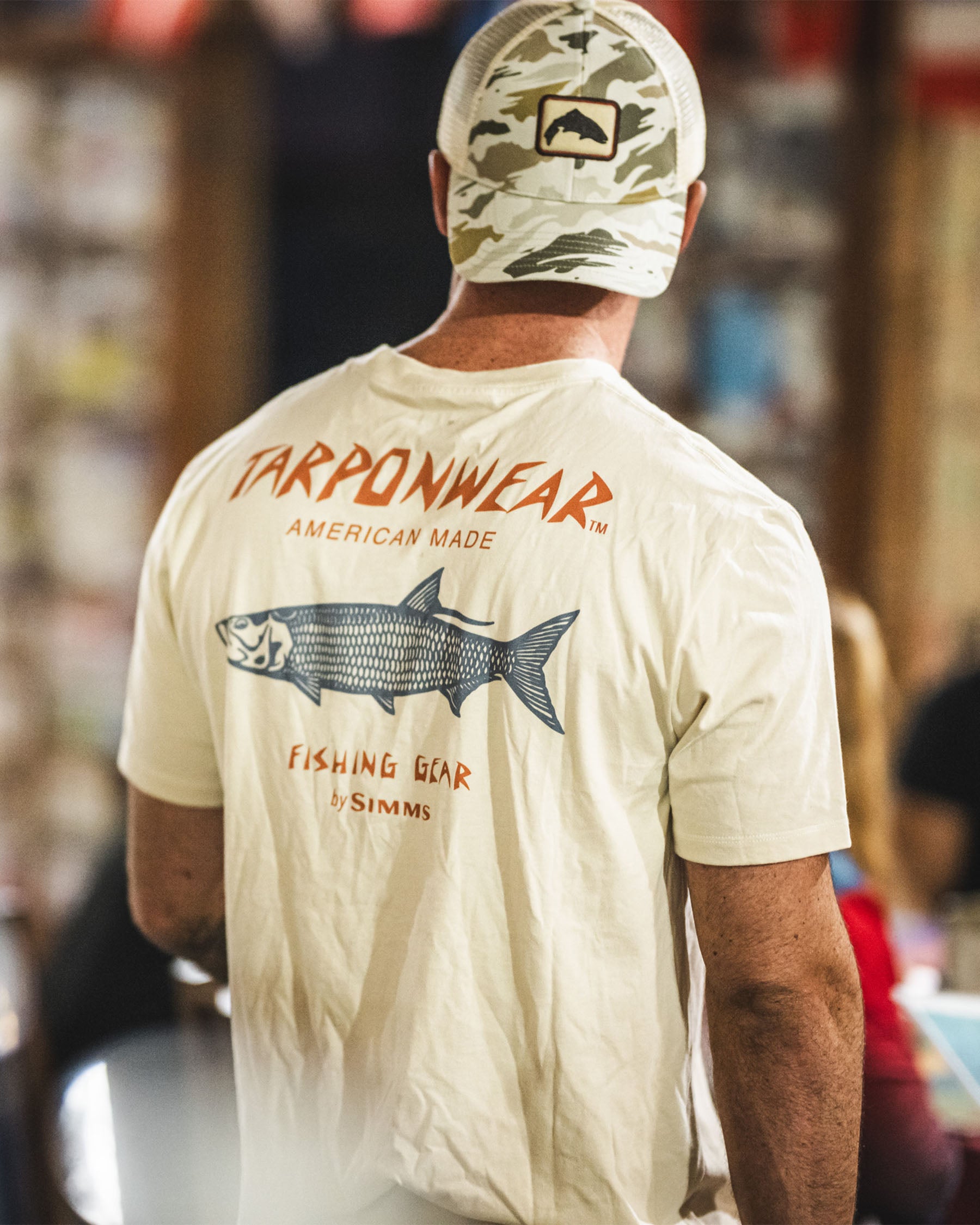 Mens Tarponwear Cotton Blend T-Shirt