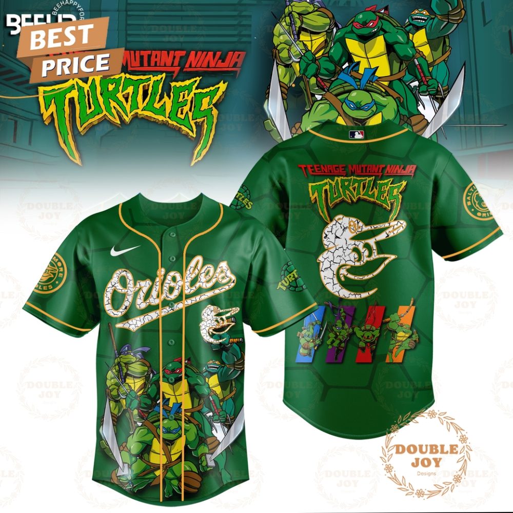 Gohipanda - 2025 Baltimore Orioles Teenage Mutant Ninja Turtles Special Edition Baseball Jersey