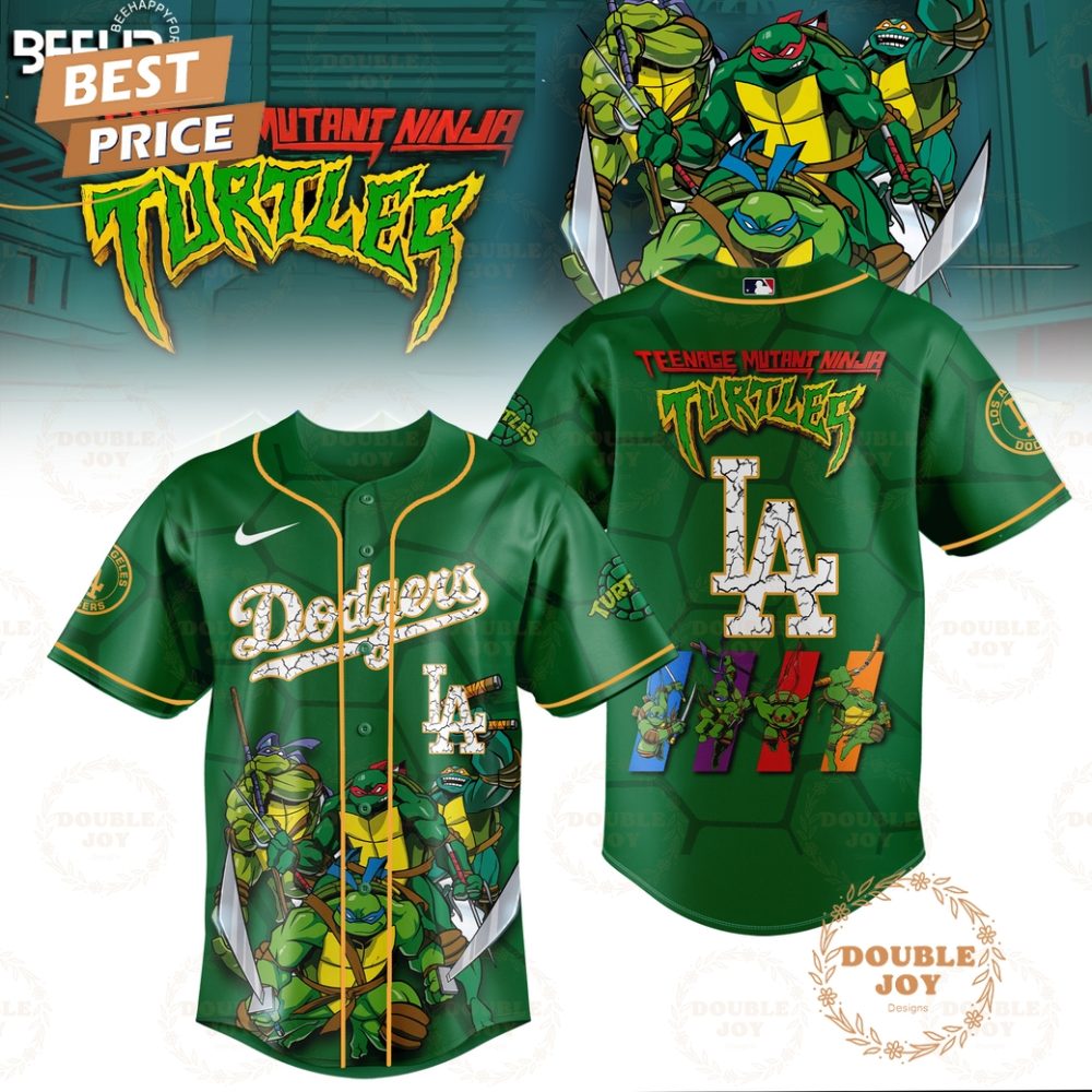 Gohipanda - 2025 Los Angeles Dodgers Teenage Mutant Ninja Turtles Special Edition Baseball Jersey