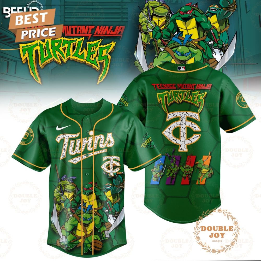 Gohipanda - 2025 Minnesota Twins Teenage Mutant Ninja Turtles Special Edition Baseball Jersey