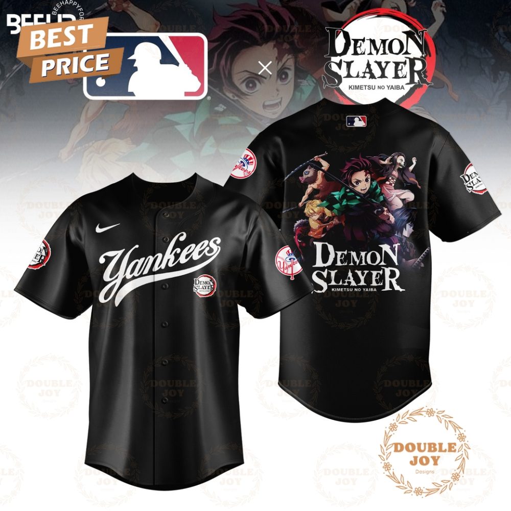 Gohipanda - 2025 New York Yankees Mlb Demon Slayer Kimetsu No Yaiba Limited Edition Baseball Jersey