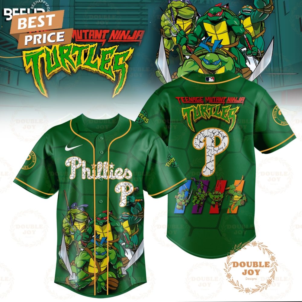 Gohipanda - 2025 Philadelphia Phillies Teenage Mutant Ninja Turtles Special Edition Baseball Jersey