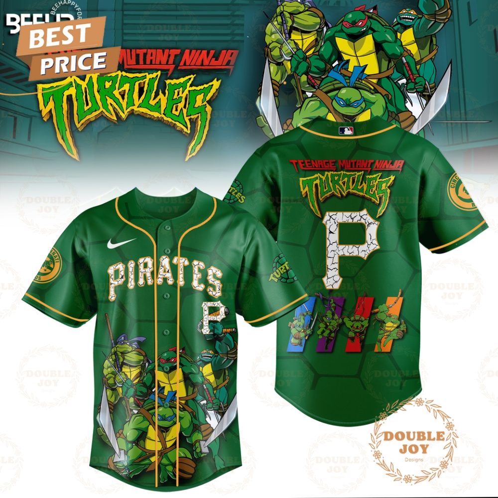 Gohipanda - 2025 Pittsburgh Pirates Teenage Mutant Ninja Turtles Special Edition Baseball Jersey