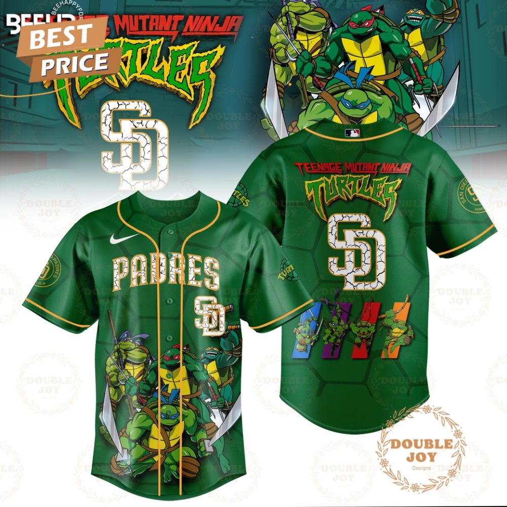 Gohipanda - 2025 San Diego Padres Teenage Mutant Ninja Turtles Special Edition Baseball Jersey