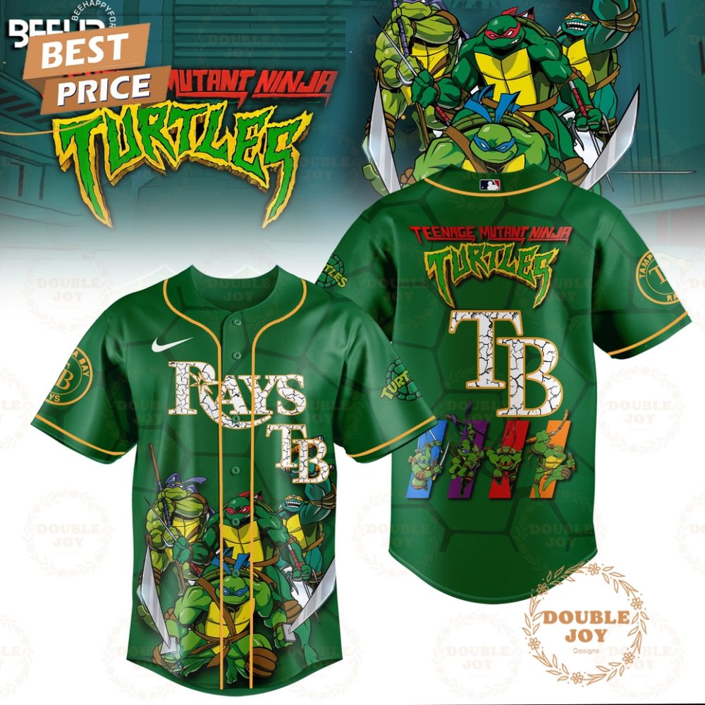 Gohipanda - 2025 Tampa Bay Rays Teenage Mutant Ninja Turtles Special Edition Baseball Jersey