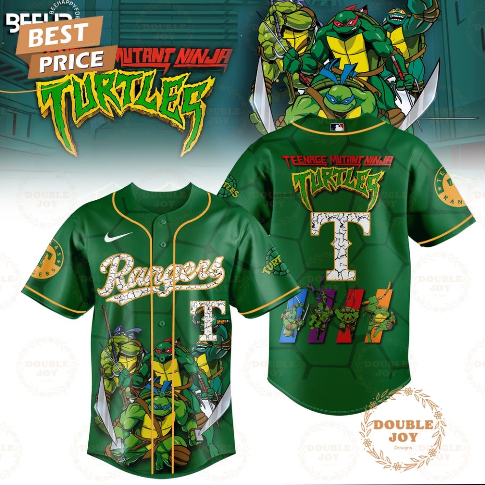 Gohipanda - 2025 Texas Rangers Teenage Mutant Ninja Turtles Special Edition Baseball Jersey