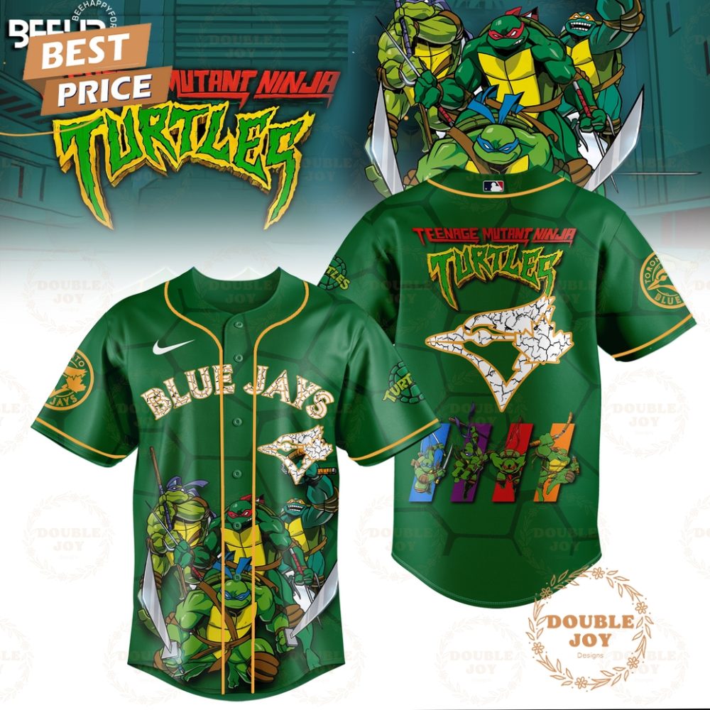 Gohipanda - 2025 Toronto Blue Jays Teenage Mutant Ninja Turtles Special Edition Baseball Jersey