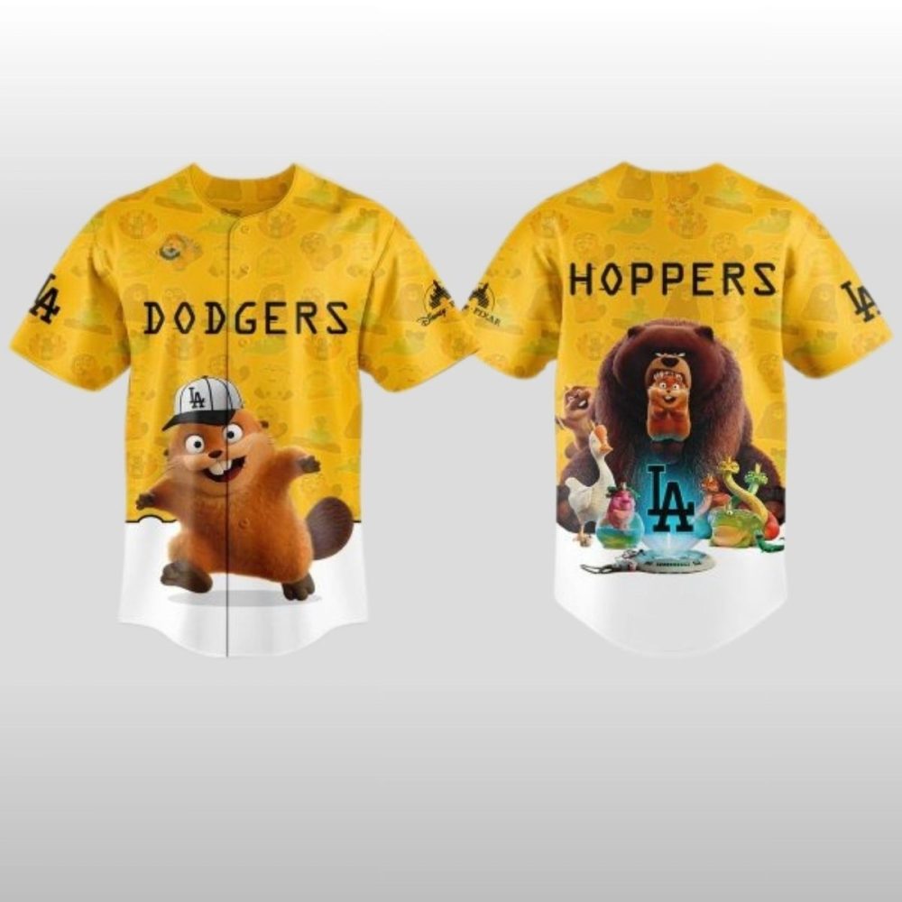 Gohipanda - 2026 Los Angeles Dodgers Hoppers Movie Baseball Jersey