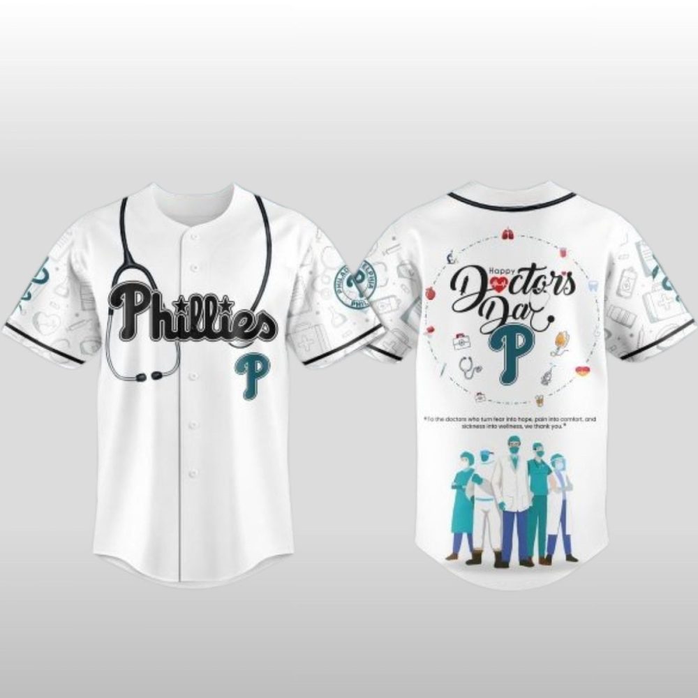 Gohipanda - 2026 Philadelphia Phillies National Doctors Day Baseball Jersey