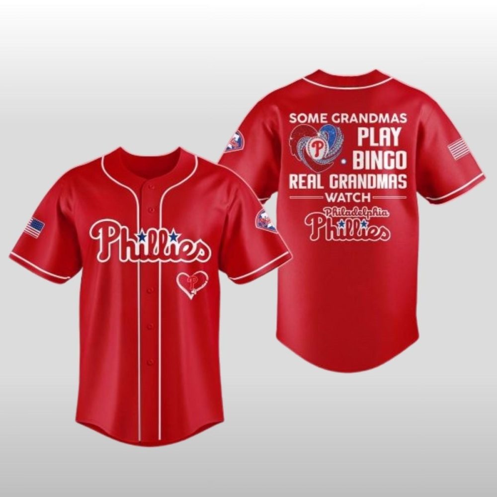 Gohipanda - 2026 Philadelphia Phillies X Real Grandmas Baseball Jersey