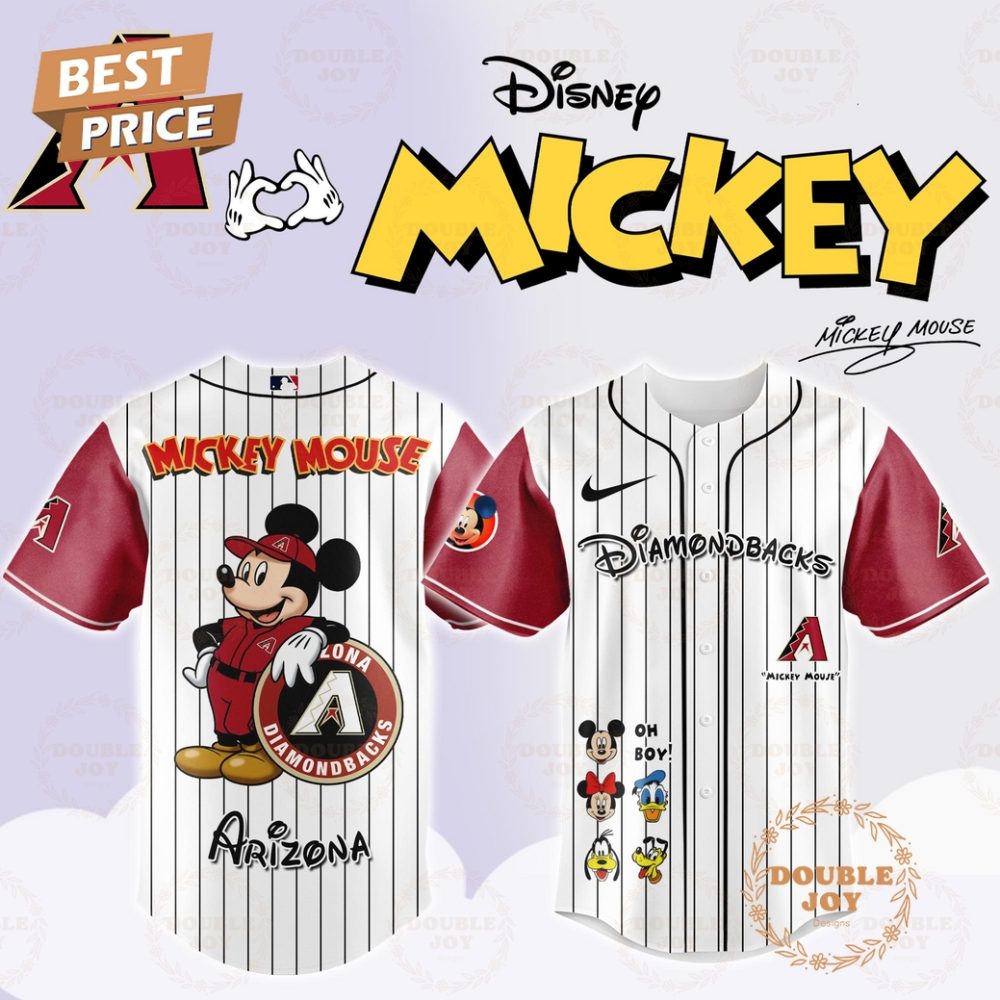 Gohipanda - Arizona Diamondbacks Disney Mickey Mouse 2025 Limited Edition Baseball Jersey