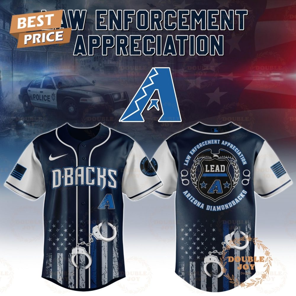 Gohipanda - Arizona Diamondbacks Law Enforcement Appreciation Day 2025 Special Edition Baseball Jersey